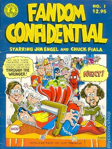 Fandom Confidential #1 VG 1982 Stock Image Low Grade