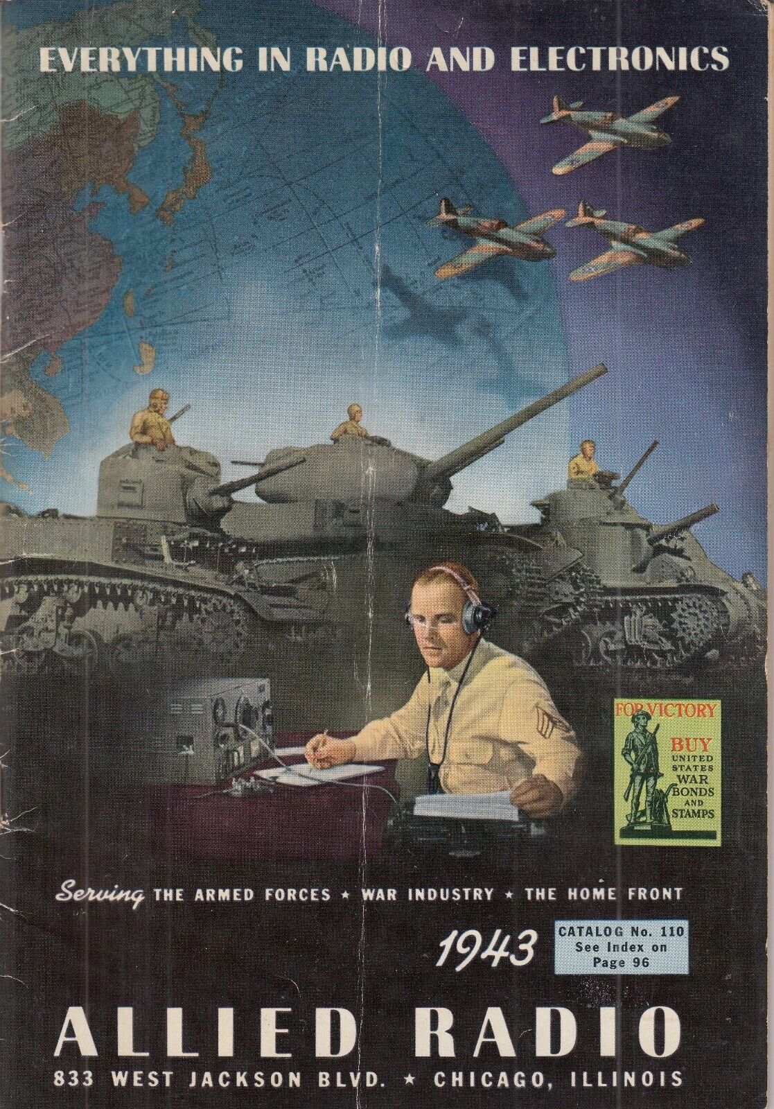 WW2 1943 Allied Radio Corporation Sales Magazine - Hallicrafters - Shortwave