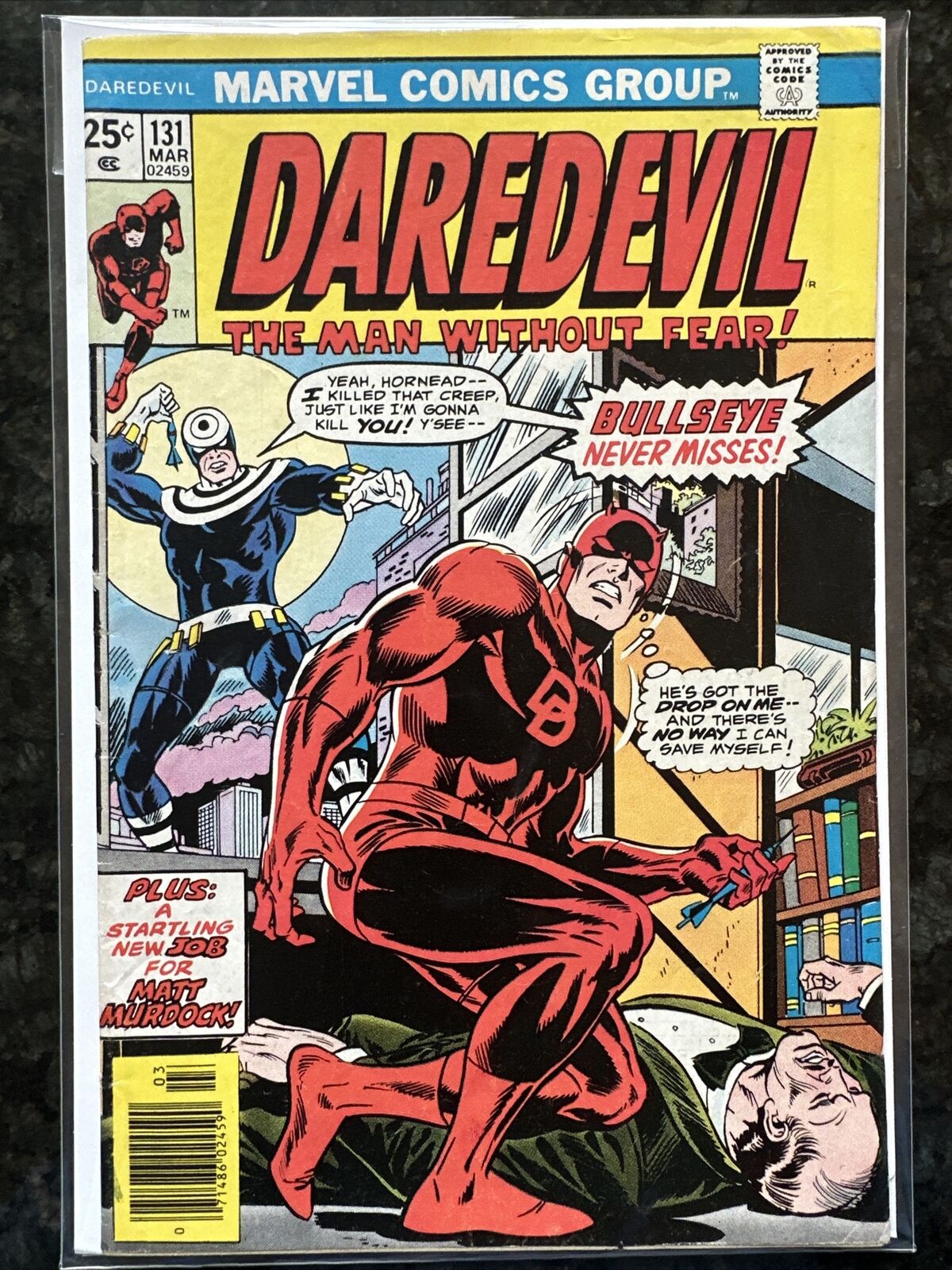 Daredevil #131 1976 Key Marvel Comic Book 1st Appearance & Origin Of Bullseye