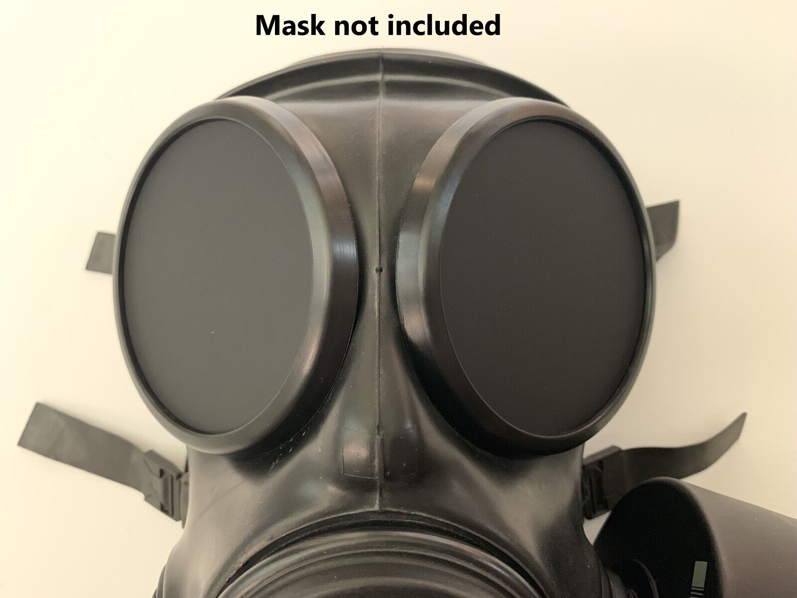 S10 Gas Mask Rubber Fetish Sensory Deprivation Lenses / Outserts