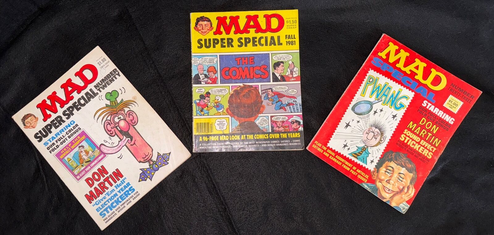 Lot Of Vintage Mad Super Specials 1976 1977 And 1981