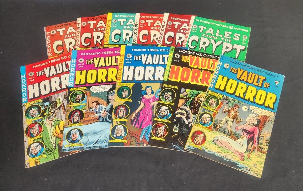 🔥  EC Reprints Tales From The Crypt Vault Of Horror 1 5 4  11bks 566