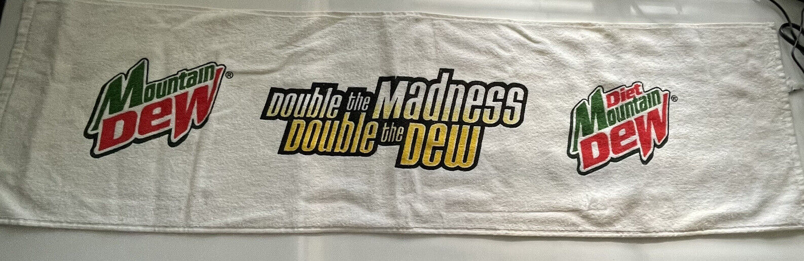 Mountain Dew/Diet Dew Double The Madness Double the Dew Sweat Towel 12\