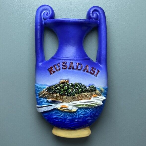 Kusadasi Turkey Tourist Travel Gift Souvenir 3D Resin Refrigerator Fridge Magnet