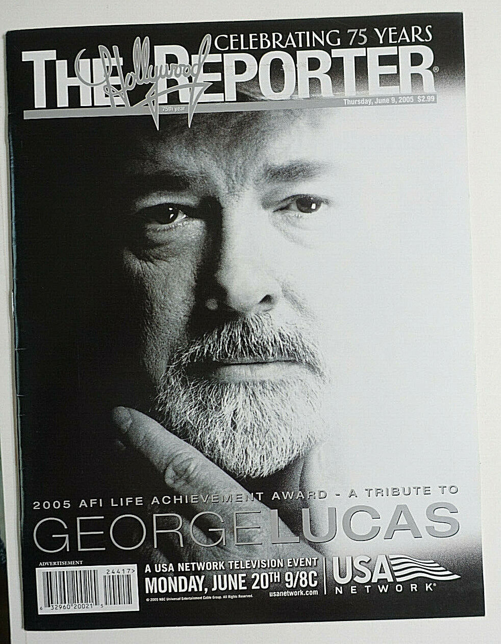 THE HOLLYWOOD REPORTER June 9,2005 - GEORGE LUCAS Life Achievement Award Issue