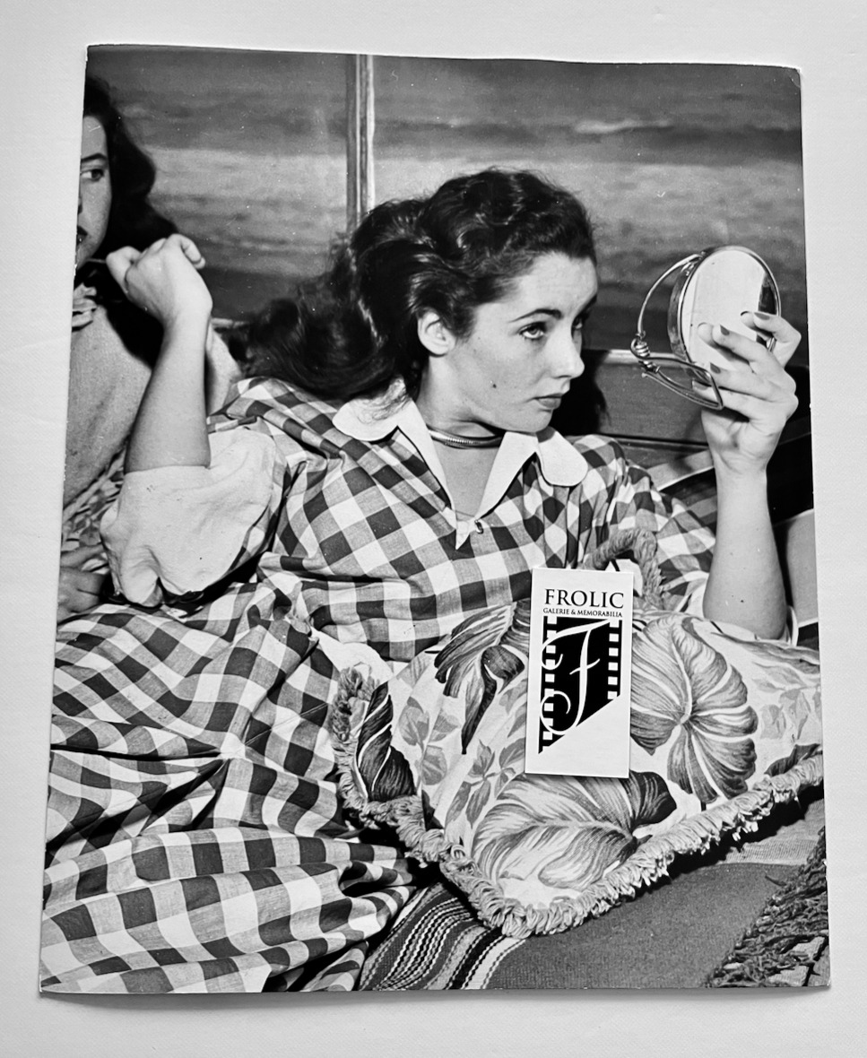 ELIZABETH TAYLOR 1947 Original Photo By Phil Burchman & Pictorial Parade RARE++