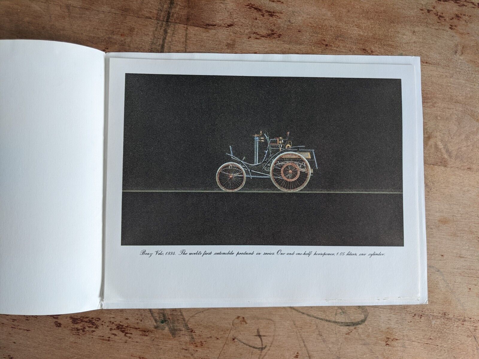 Pictorial History Of Daimler-Benz. 6 Art Prints. John C. Rhodes Vintage