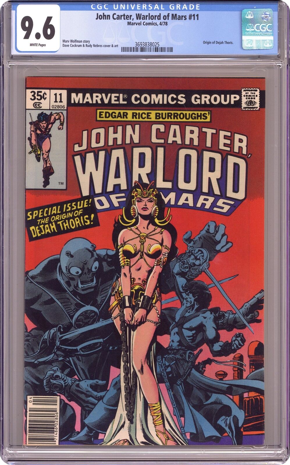 John Carter Warlord of Mars #11 CGC 9.6 1978 3693838025