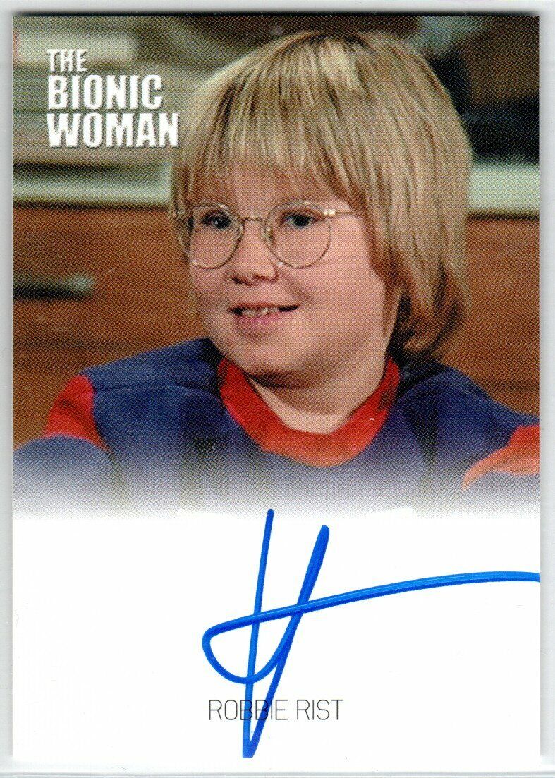 THE COMPLETE BIONIC COLLECTION ROBBIE RIST AS ANDREW AUTOGRAPH LIMITED WOMAN
