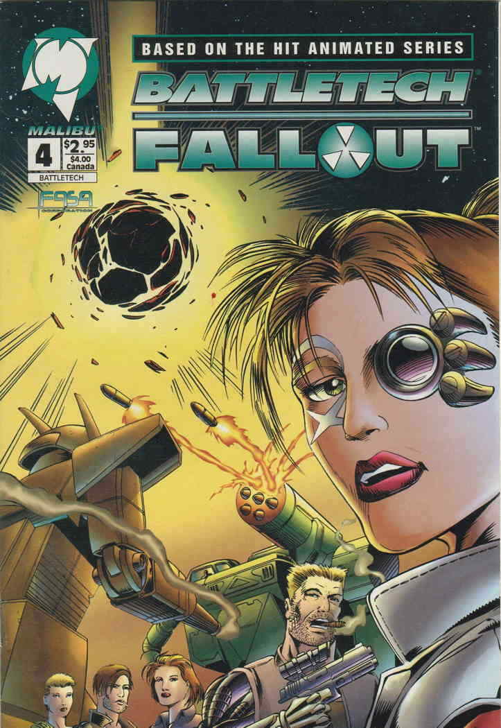 BattleTech: Fallout #4 VF; Malibu | Last Issue - we combine shipping
