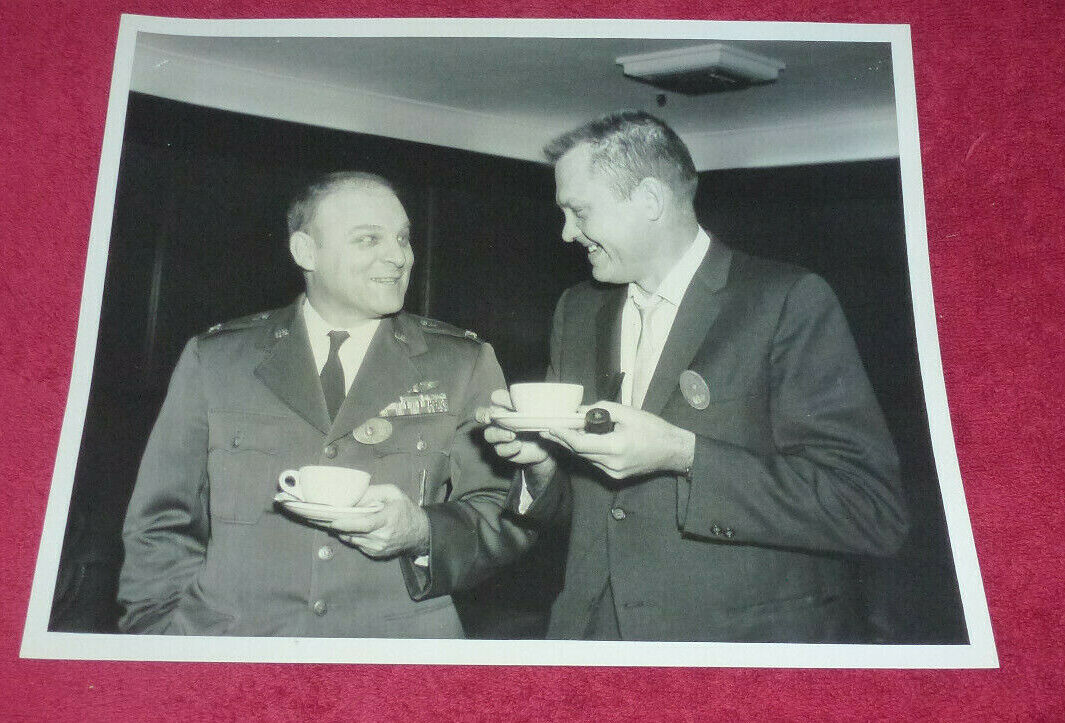 1960s Curtiss-Wright Corporation US Air Force Tour Photo #31 Men Drink Coffee?
