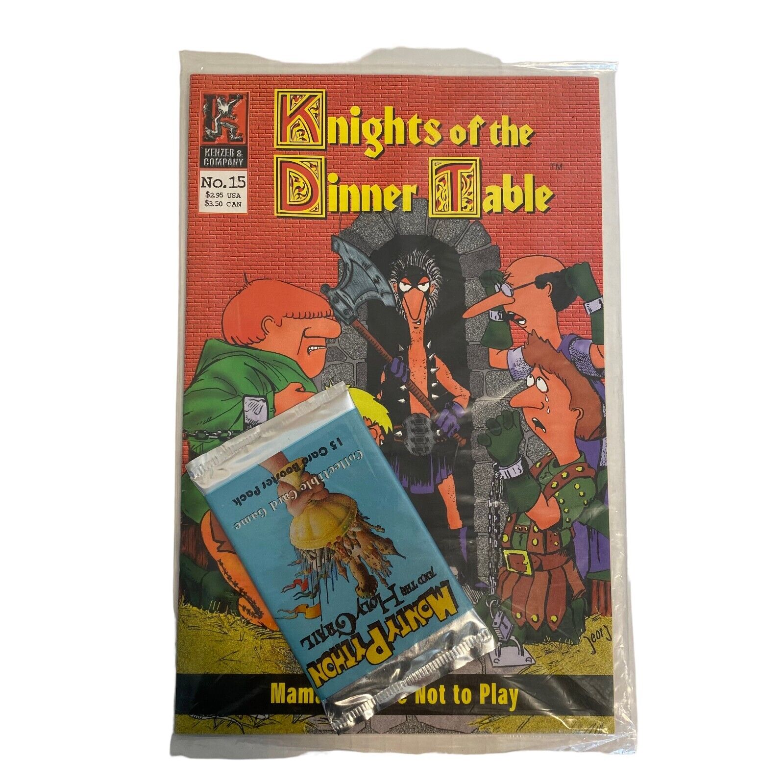 Knights of the Dinner Table Issue #15 w/ Monty Python Cards Sealed Polybag