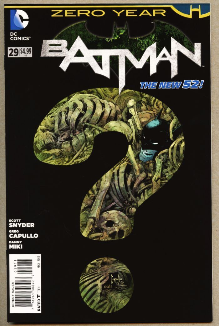Batman #29-2014 nm 9.4 ZERO YEAR / Scott Snyder Giant-Size STANDARD Cover