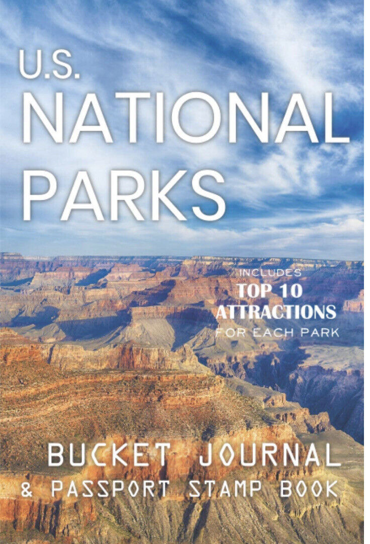 U.S. National Parks Bucket Journal And Passport Stamp Book