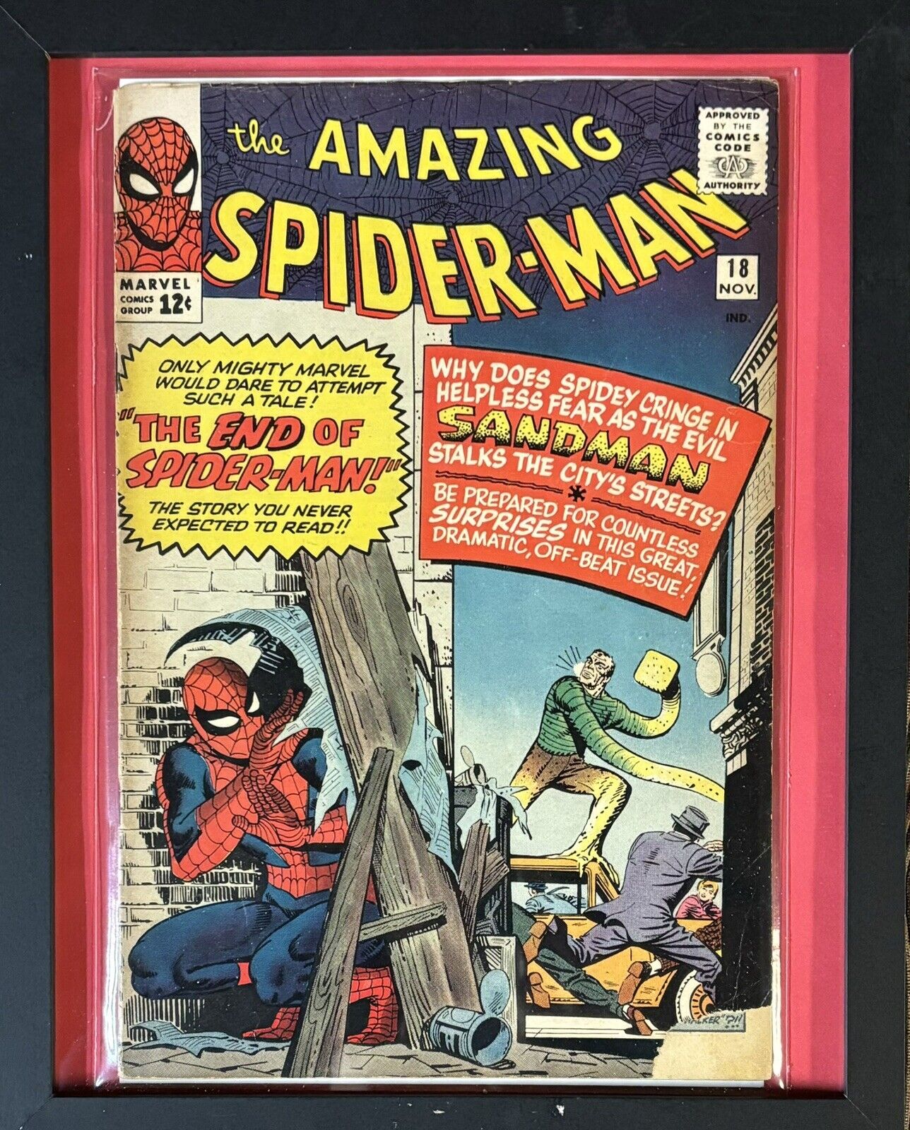 Spider-Man #18 (1964)- 1st Ned Leeds -Qualify VG/4.0/ad Torn/story Complete 😅