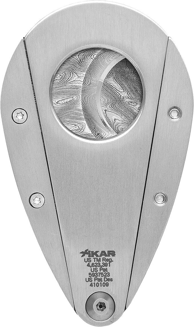 Xikar Xi3 Cigar Cutter, Damascus, 20-Year Anniversary Edition, Hand-Forged Blade