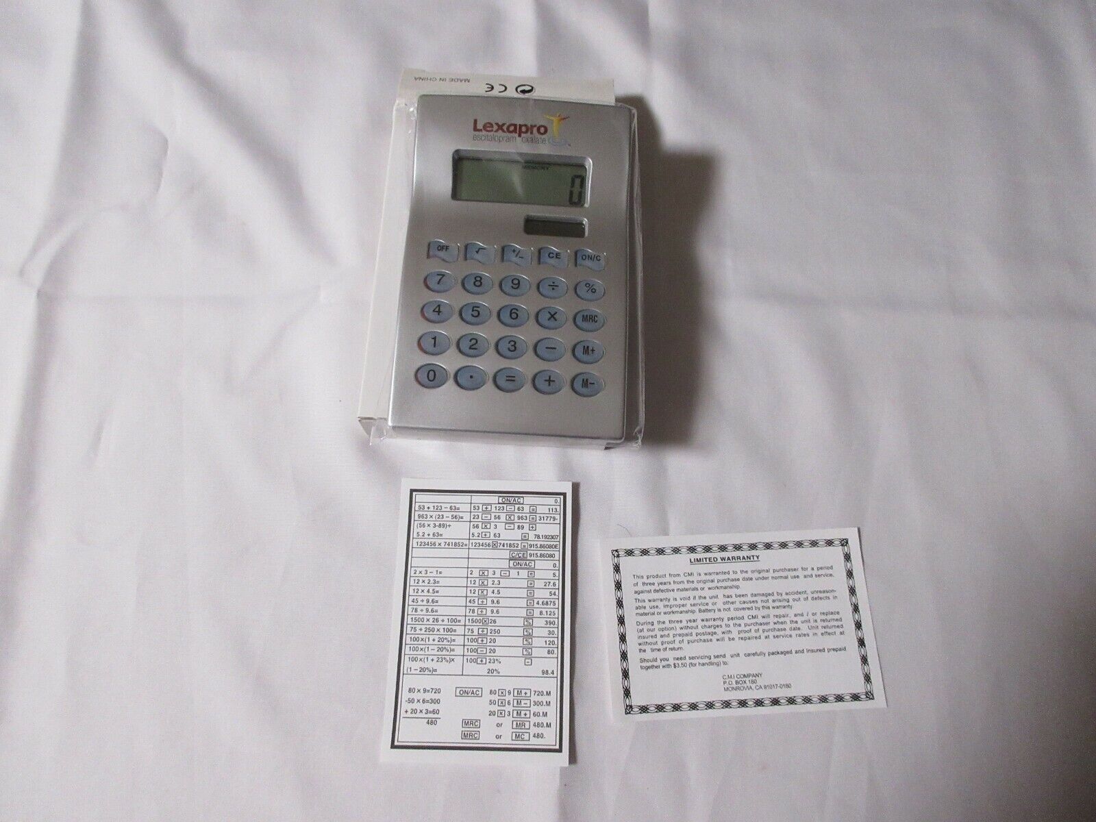 Promo Calculator for Antidepressant LEXAPRO (Escitalopram) Forest Laboratories 