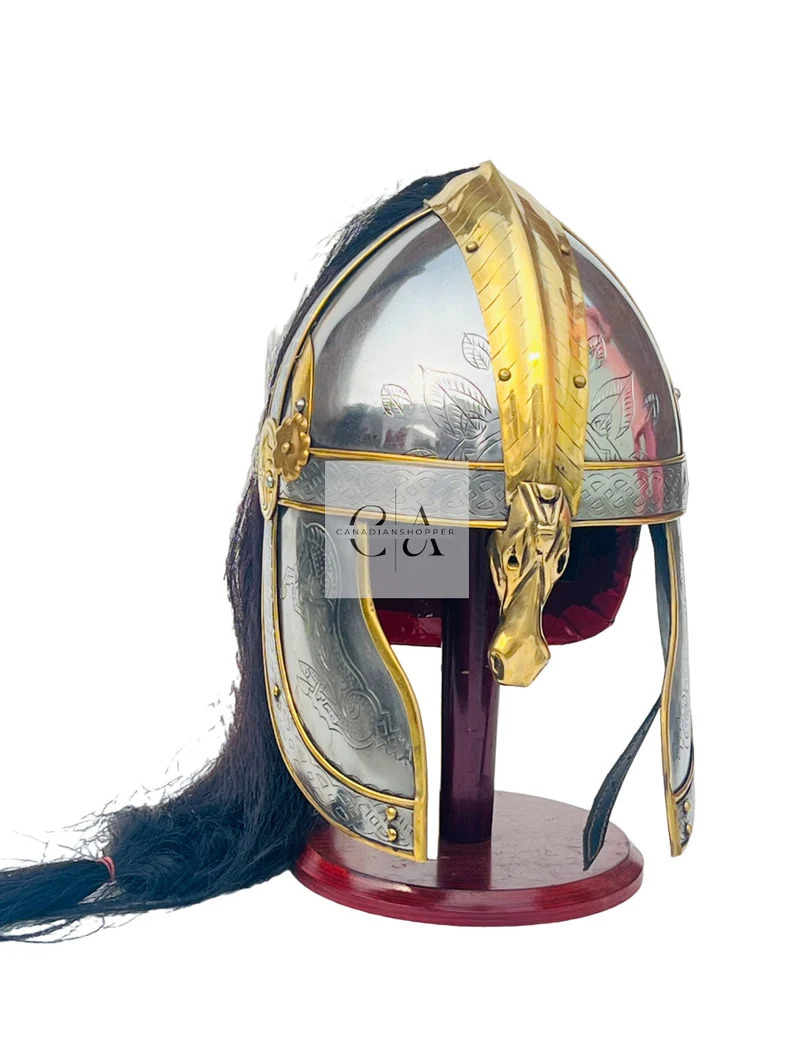 Riders of Rohan Helmet, Lord of the Rings Helmet,King Theoden Helmet, Celtic War