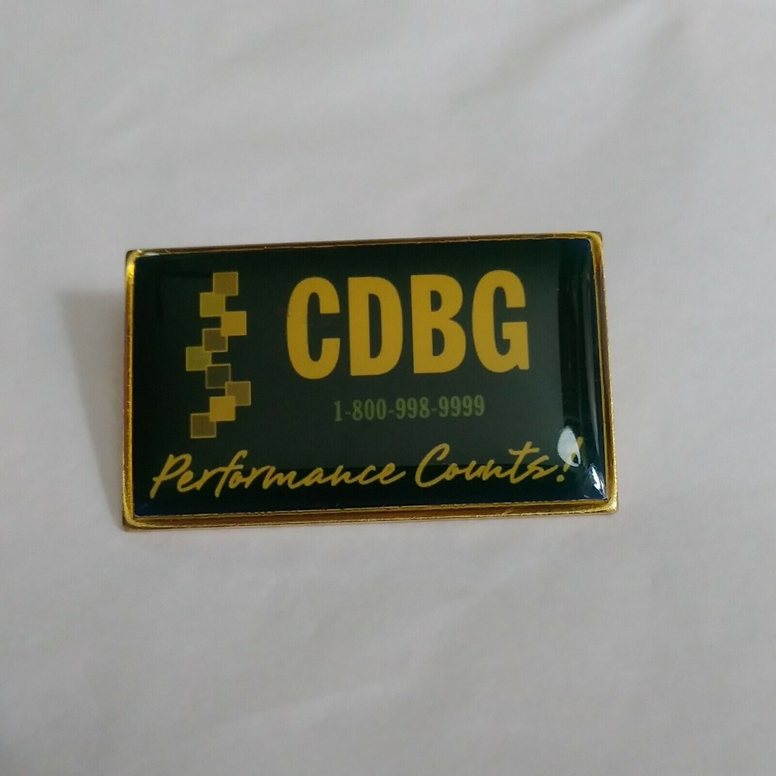 CDBG Performance Counts Lapel Pin HUD Community Development Block Grant