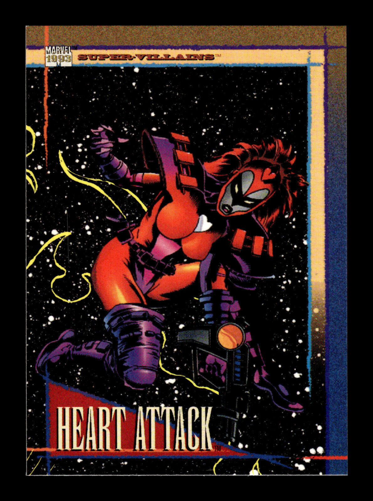 1993 SkyBox Marvel Universe Trading Card - Heart Attack #102