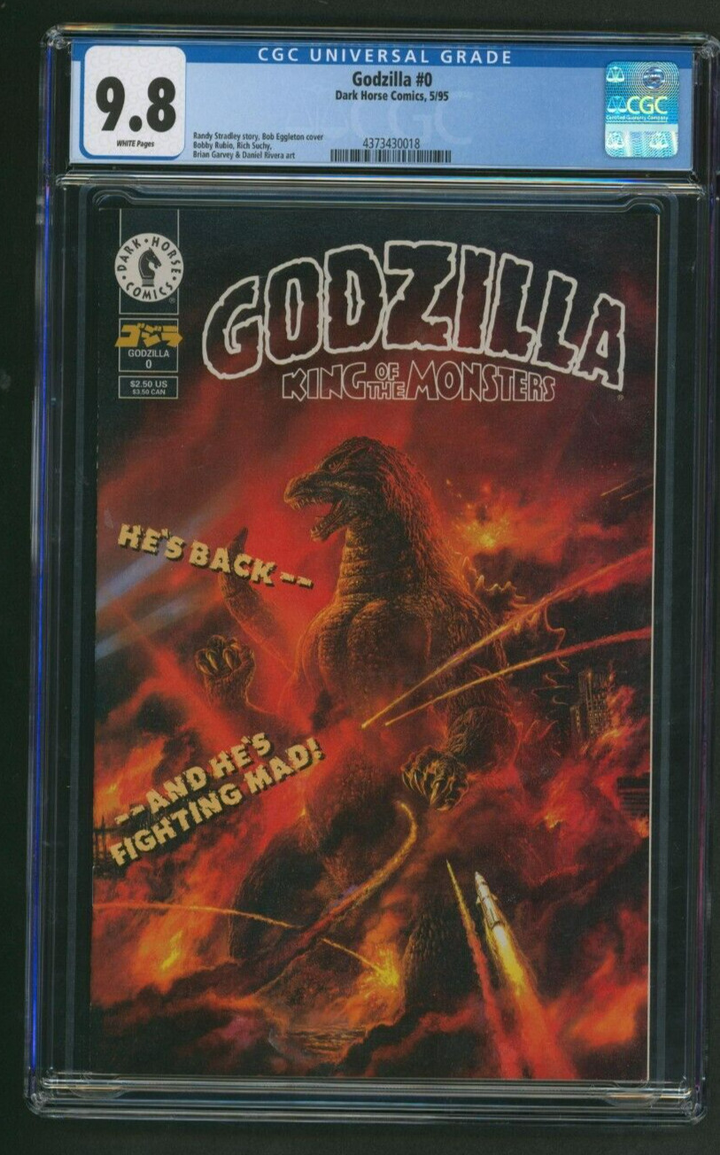 Godzilla #0 CGC 9.8 Dark Horse Comics 1995 King of the Monsters