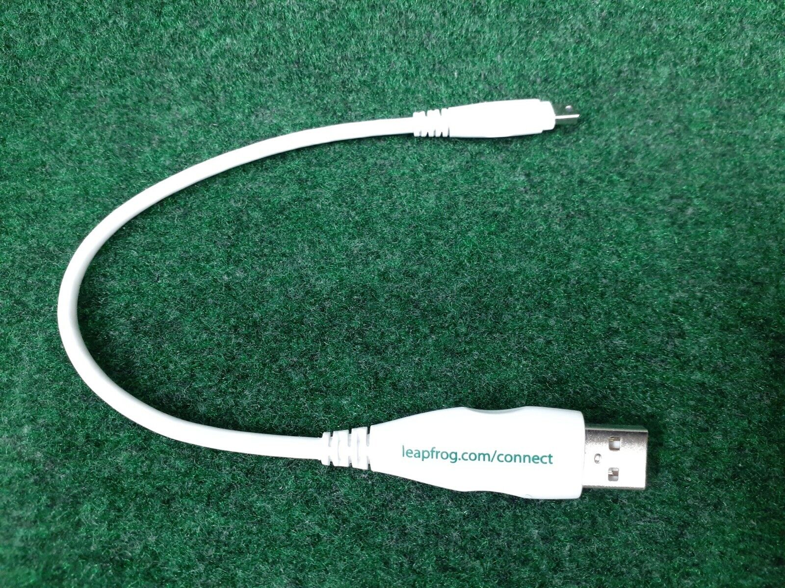 6” Leapfrog White Cable SYNC Connect Cable for LeapPad USB Data Cord