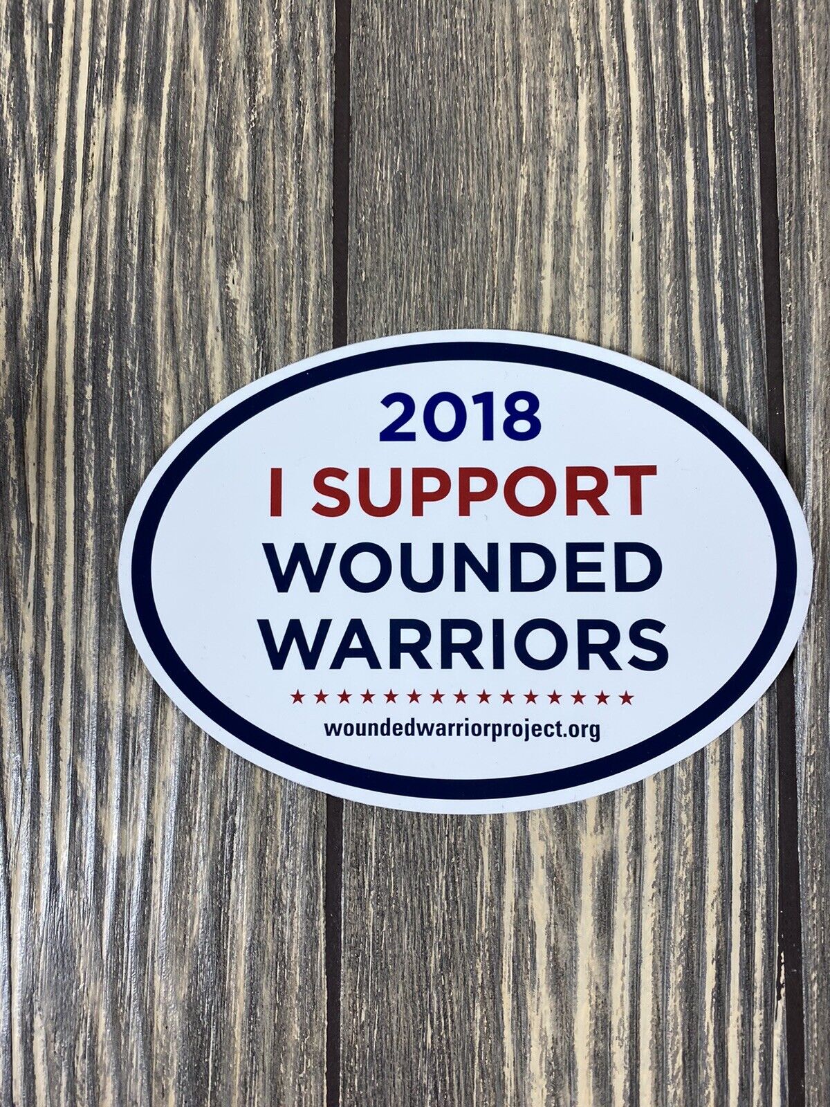 2018 I Support Wounded Warriors Car Magnet 5\