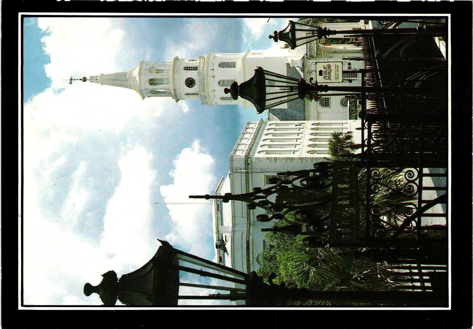 Vintage Postcard 4x6- ST. MICHAEL\'S CHURCH, CHARLESTON, S.C.