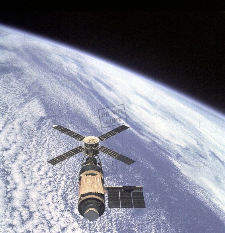 Skylab Orbital Workshop in Earth orbit Skylab 12X12 PHOTOGRAPH