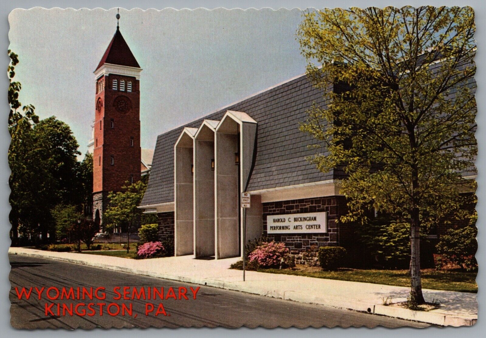 Kingston PA Wyoming Seminary Harold C. Buckingham Performing Arts Center c1979