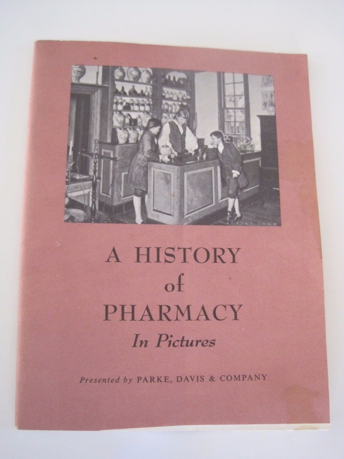 History of Pharmacy in Pictures by Parke-Davis B & W Cards 5 1/4\
