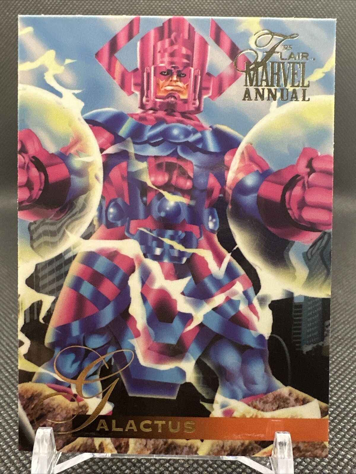 1995 Flair Marvel Annual Galactus #77