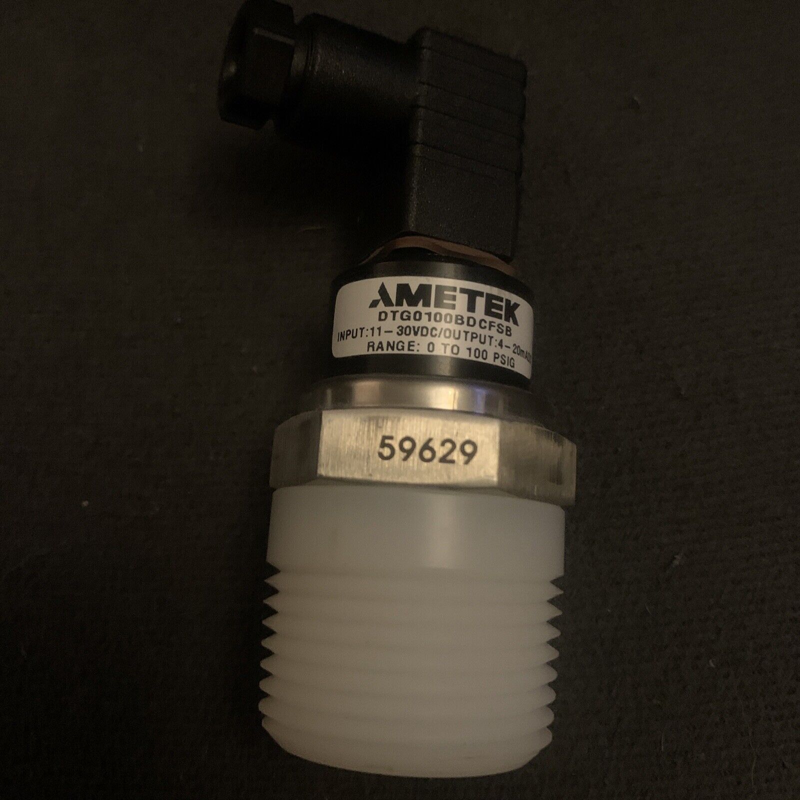 Ametek DTG Transducer 1”NPT 0-100PSIG  4-20mADC / 11-30 VDC