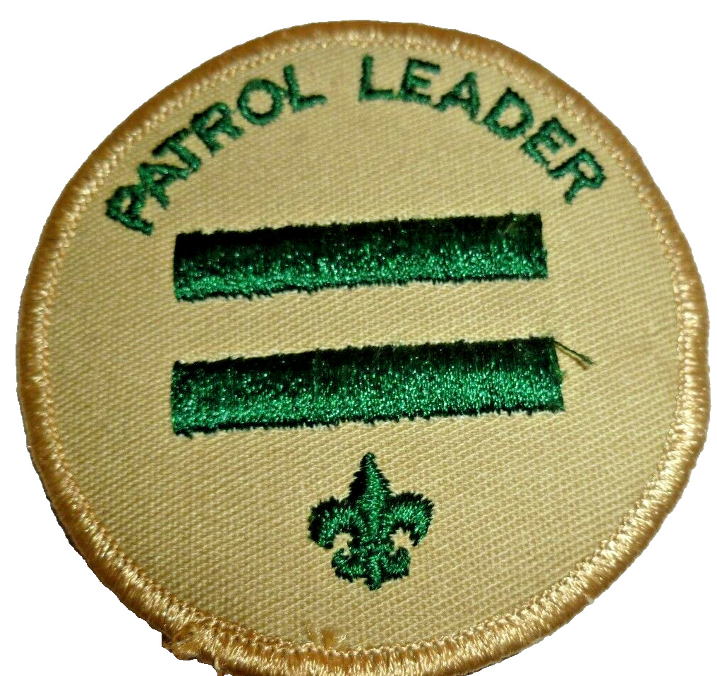 BSA Boy Scout Patrol Leader Patch Vintage