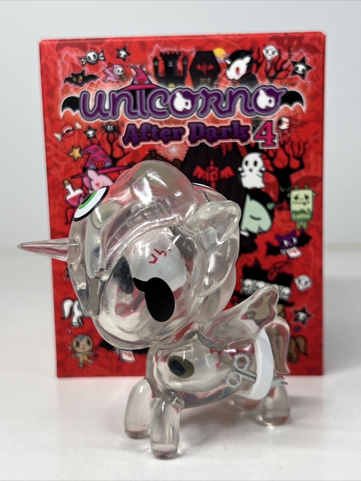 Tokidoki Unicorno After Dark 4 Halloween Bloodshot Eye 3” Mini Figure New