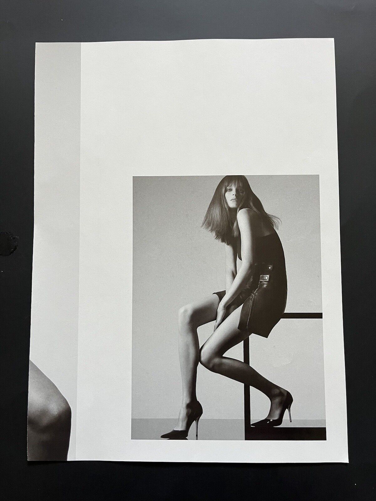 Woman Footwear Magazine Print Ad Advert  long legs high heels shoes  VG 2003