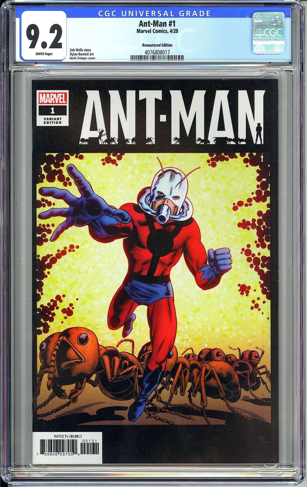 Ant-Man 1 CGC 9.2 2020 4076808017 Trimpe Remastered Variant Marvel MCU