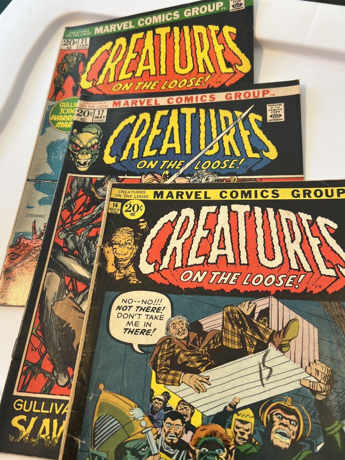 Marvel Creatures On The Loose (Lot Of 3) #14, 17 And 21
