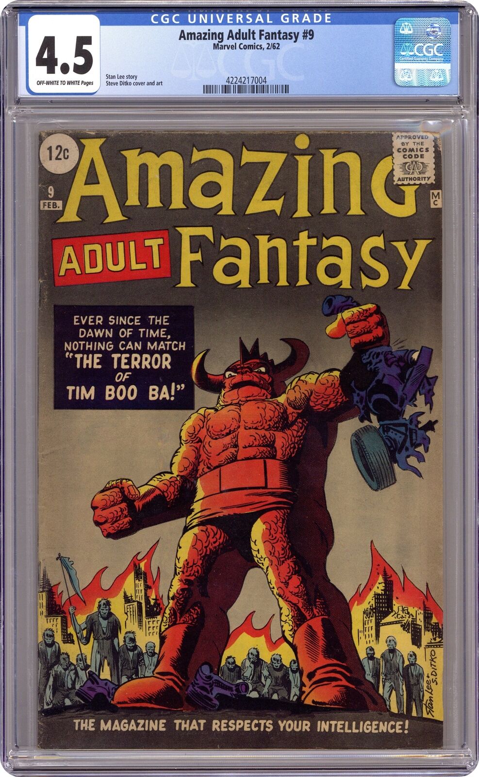 Amazing Adult Fantasy #9 CGC 4.5 1962 4224217004