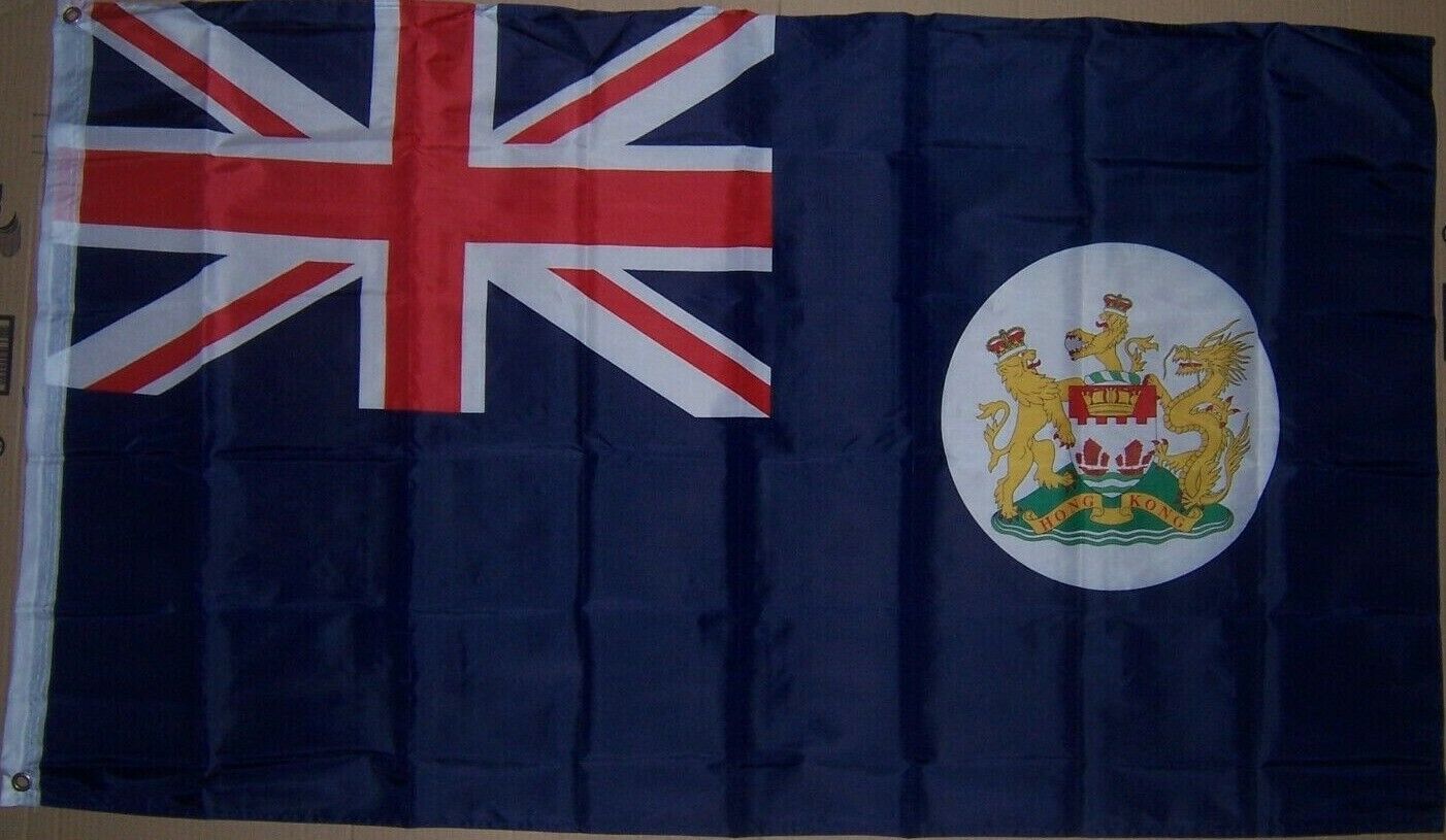 BRITISH OLD HONG KONG 3x5ft NEW FLAG superior quality fade resist us seller