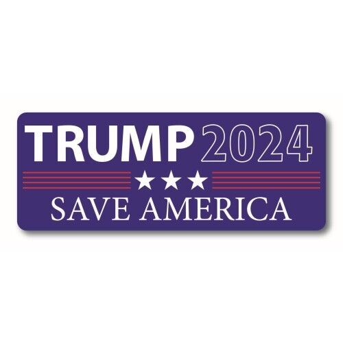 Magnet Me Up Trump 2024 Save America Republican Party Political Magnet Decal, 3x