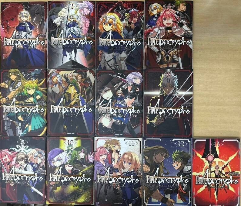 JAPAN Akira Ishida manga LOT: Fate/Apocrypha vol.1~13 Set (Type-Moon)