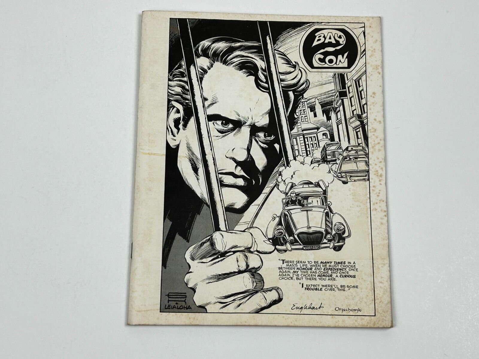 BAYCON #2 Comic Convention Program 1976 Jack Kirby Neal Adams Gil Kane Giordano