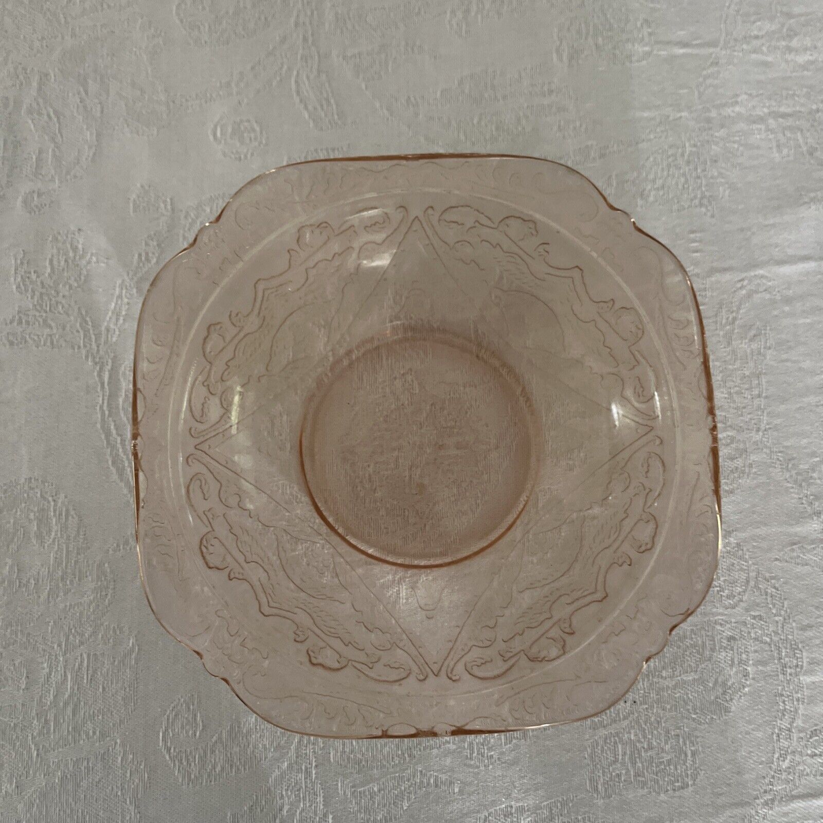 Pink Madrid Depression Glass Bowl by Federal Glass Co. 1930\'s