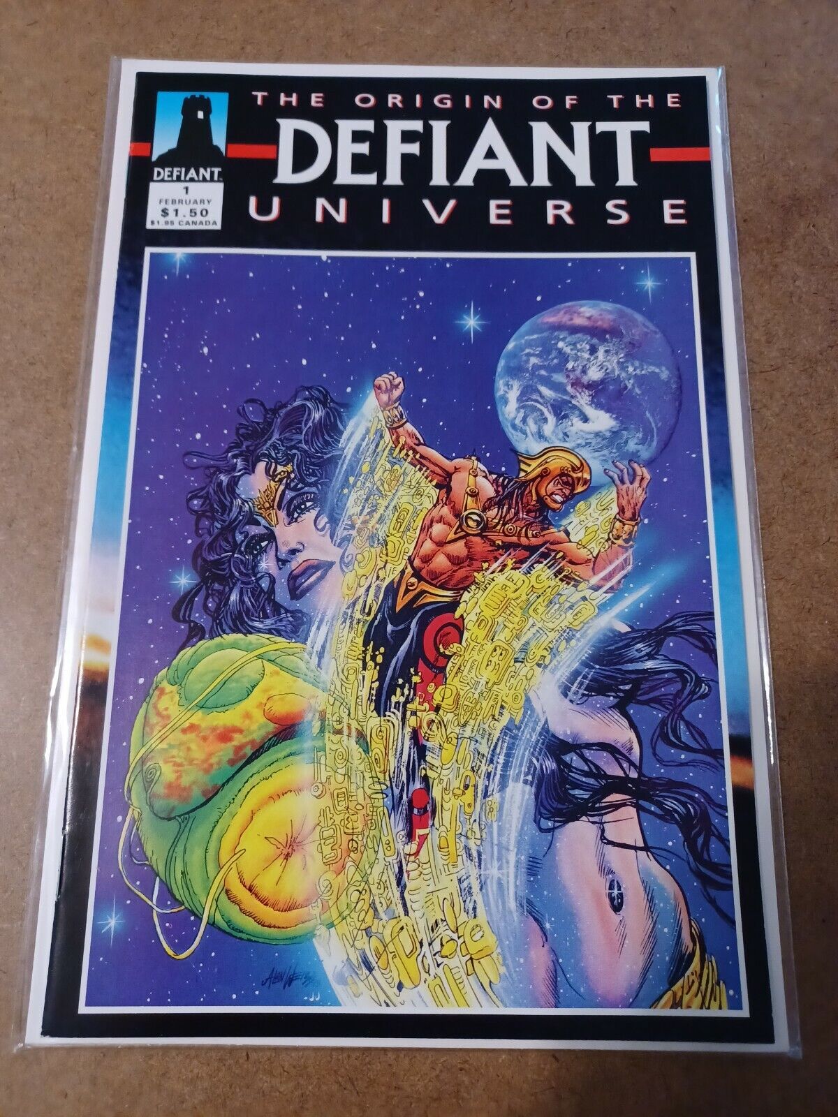 Origin of the Defiant Universe #1 Comic Book - Valiant Jim Shooter - Pic