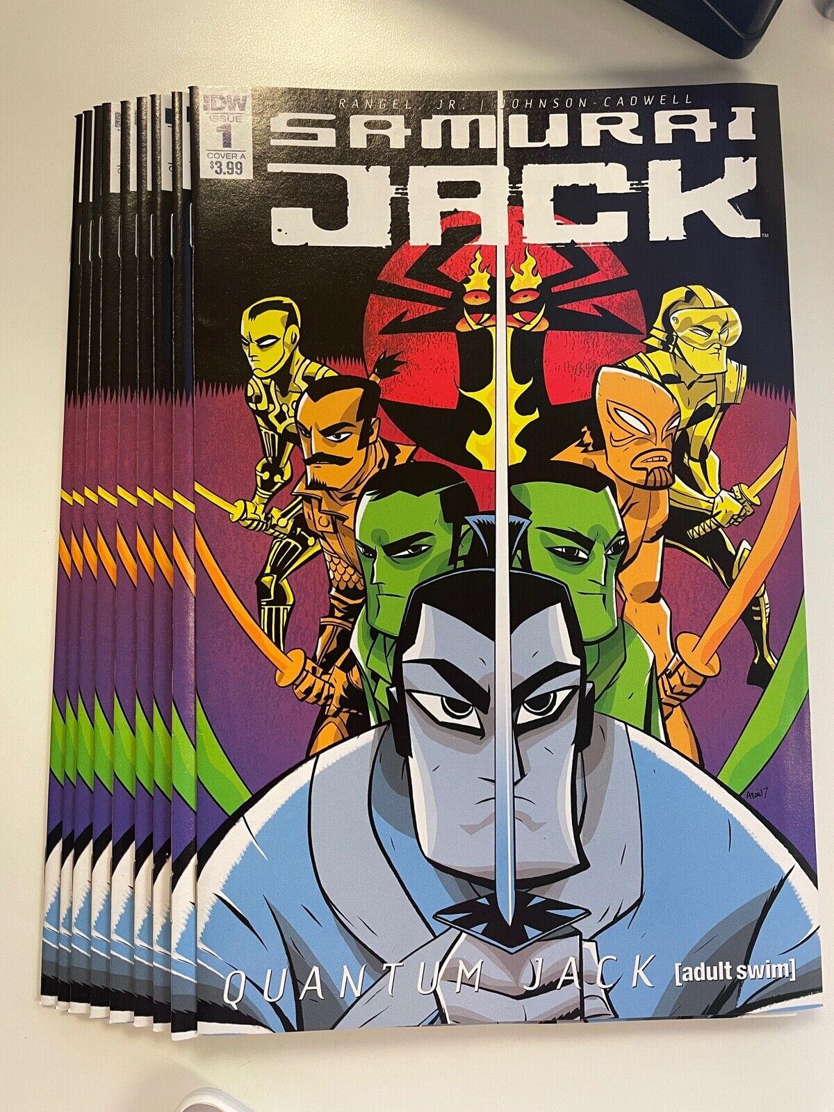 IDW SAMURAI JACK : QUANTUM JACK #1 A COVER : 9-COPY LOT : NM CONDITION
