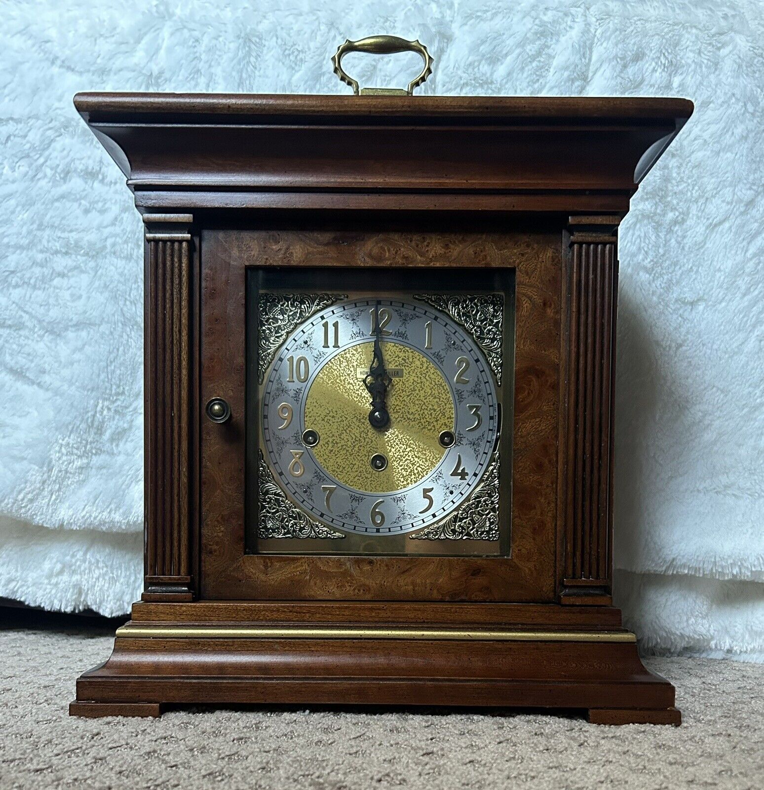 Vintage Howard Miller Thompson Tompion Mantel Clock 612-436 W/ 1050-020 Movement