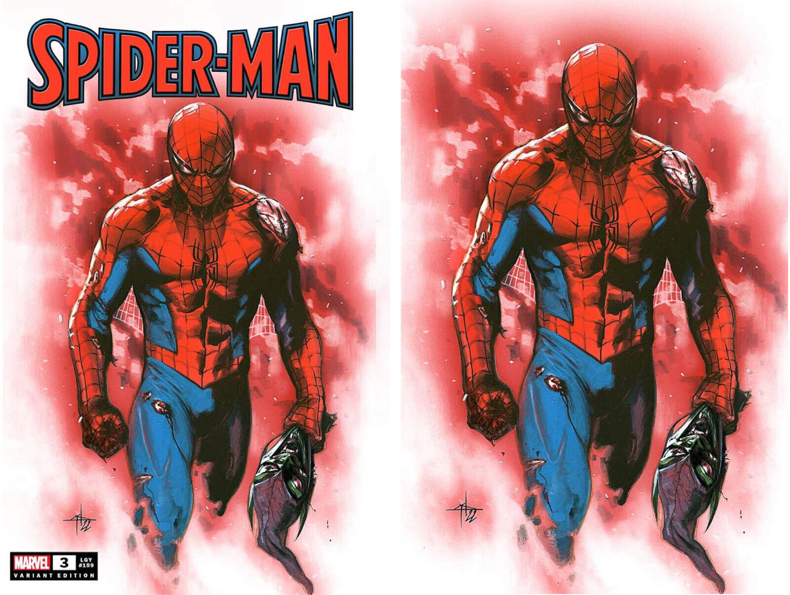 SPIDER-MAN #3 (GABRIELE DELL'OTTO EXCLUSIVE TRADE/VIRGIN VARIANT SET) ~ Marvel