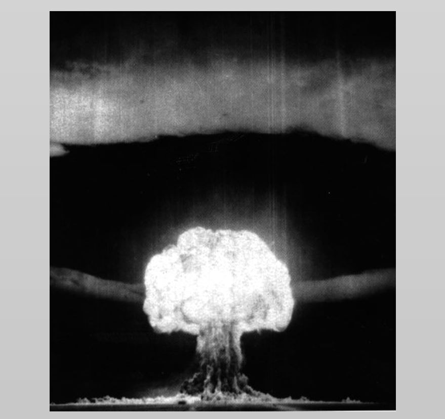 1st Soviet HYDROGEN Nuclear Bomb Test JOE-4 PHOTO, Soviet Union Atomic Weapon