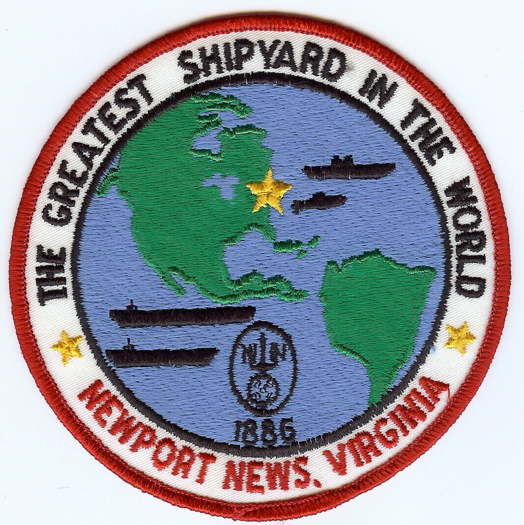 Newport News, Virginia - Naval Shipyard - 4.5 inch EonT - BC Patch no. c6273